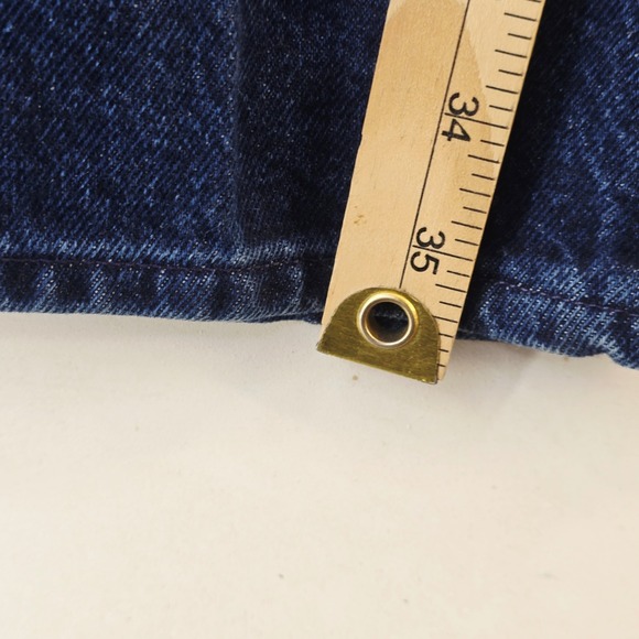 Rocky Mountain Vintage High Waist Jeans Women's 17/18 Dark‎ Wash Pleated Cowgirl - Picture 10 of 13